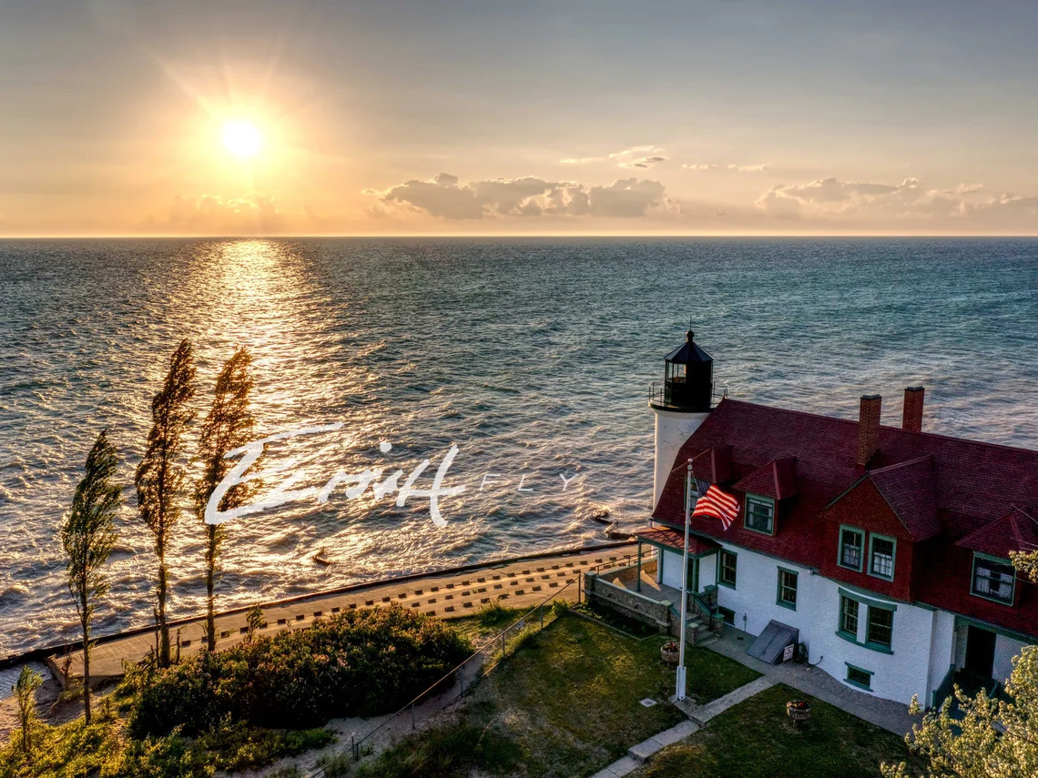 Point Betsie Lighthouse Sunset